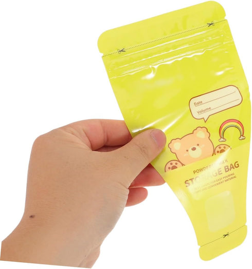 Ipetboom 120pcs Baby Milk Powder Dispenser Travel Pouch - Disposable Pre-Sealed Formula Powder Bag - Leakproof Food