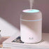 2 in 1 USB Electric Aromatherapy Oil Diffuser, Ultrasonic Air Humidifier, Colorful Light for Home and Car (Pink)