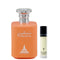 Paris Corner Taskeen Peach Tea Perfume EDP 3.4Fl Oz with 8ml L'Fumes Roll-On Oil UNISEX Combo