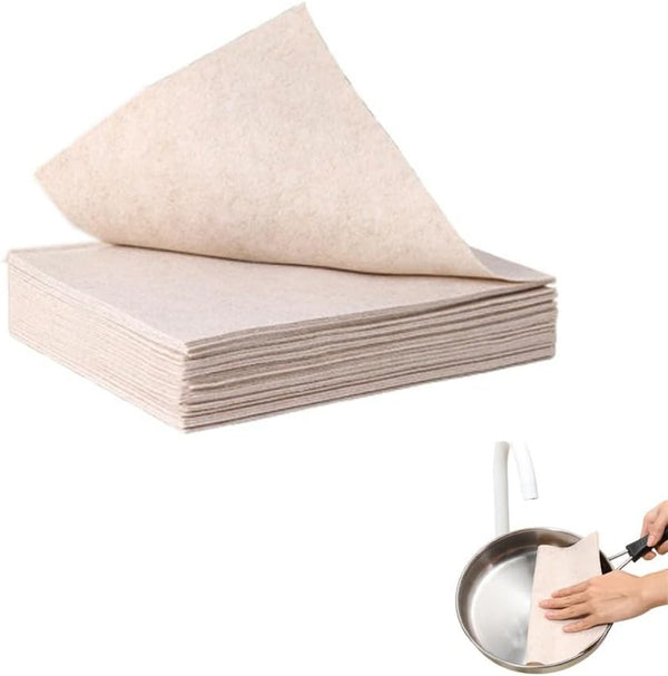 NentMent 20 Pack Swedish Dishcloths Reusable Loofah Microfiber Cleaning Cloths with Natural Fiber