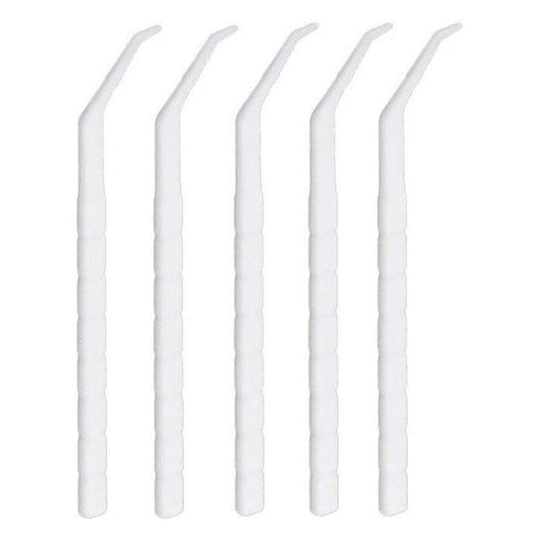 GARASANI Portable Disposable Plastic Curved Hook Toothpicks, Anti-Slip Handle Design, 300 Pcs