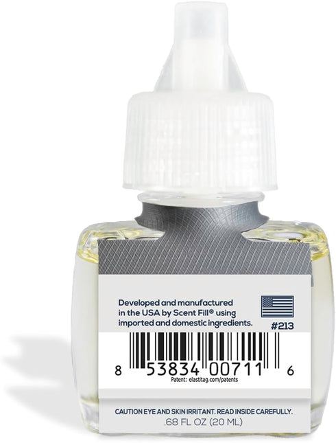Scent Fill 100% Natural Peppermint Plug in Air Freshener, 4 Scented Oil Refills