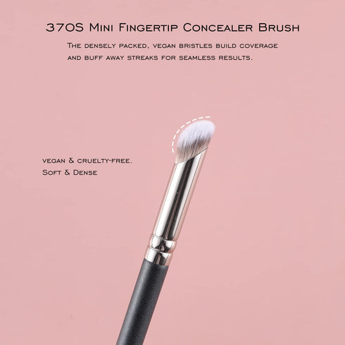 ENERGY Angled Flat Concealer Brush for Under Eye, Nose Contour, Liquid Foundation, Cream, and Press Powder Blending