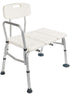Yuucin Backs,3 Bath Chair,Adjustable Handicap Shower Chair Seat Bench Transfer Bench with Arms and Blow Molding Plates