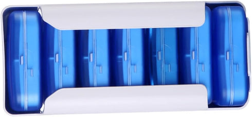 1set Portable Pill Organizer Travel Medicine Storage Case Drawer Style Material for