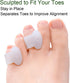 Welnove Gel Toe Separator, Pinky Toe Spacers for Preventing Rubbing (Pack of 12)