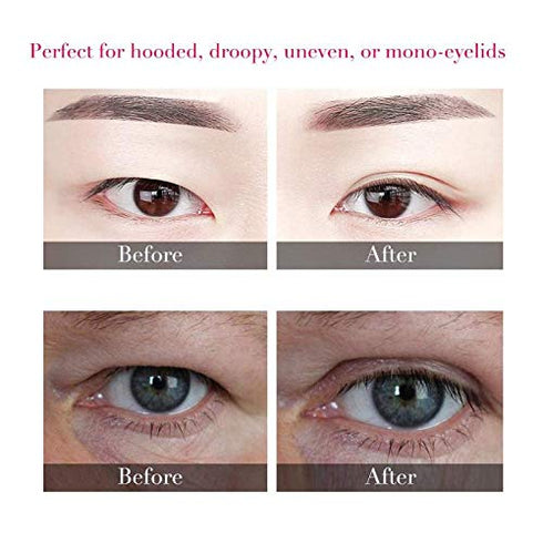Ultra Invisible Double Eyelid Tape Stickers - 200Pcs/100Pairs Both Side Sticky Instant Eye Lid Lift Strips for Hooded
