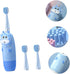 Set 4pcs Toothbrush Boys and Girls Electric Toothbrush Non-Slip Handle Oral Care Brush