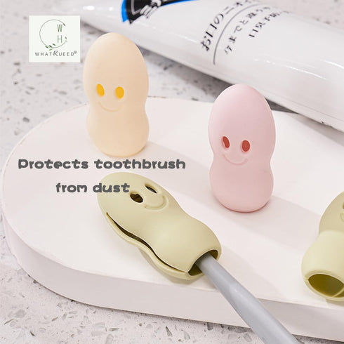 Travel Toothbrush Head Cover Case for Kids, Silicone Protector Cap, Dustproof Toothbrush Protect Case (Set of 8)
