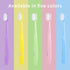 SUREE Extra Soft Toothbrush for Sensitive Teeth and Gums, 5 Pack with 10000 Micro Nano Bristles for Adults