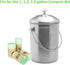 mavere 100% Countertop 1, 1.2, 1.3, 1.5 D6400, 100ct Compost Bags for Kitchen Compost Bin - Gallon, Kitchen Food Scrap