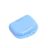 6 Pieces Retainer Case Mouth Guard Storage Container with Carabiner Hook and Air Vent Holes for Dental Teeth