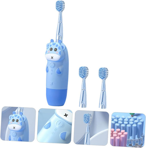 Sonic Electric Toothbrush with Frequency Soft Bristles for Sensitive Gums Ergonomic Handle Non Rechargeable Cleaning