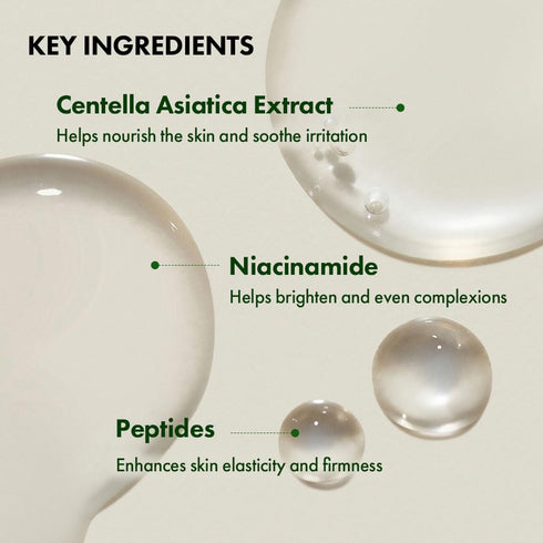 PURITO Centella Unscented Serum for All Skin Types, Soothing Calming Facial Serum, Vegan & Cruelty-Free, Korean Skin