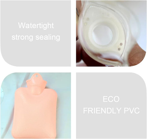 YUANGUNGUN 500ml 2-in-1Waist Hot Water Bottle, with Cover Warm Water Bag with Soft Premium Faux Fur Cover Warm,Period