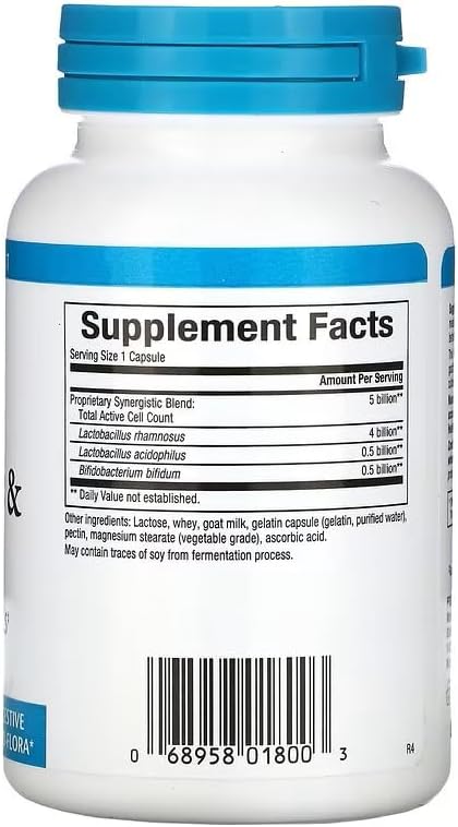 Natural Factors Acidophilus & Bifidus, 90 Capsules (Multi-Pack)