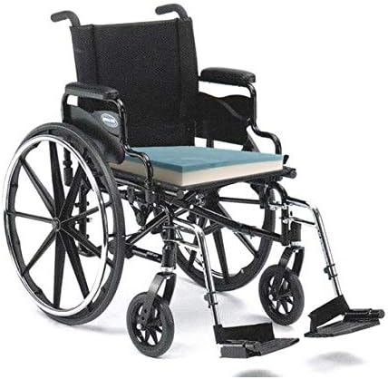 Foamma 2 17 18 Gel Memory Foam Wheelchair Seat Cushion Replacement for Coccyx, Orthopedic Back Support, x x Centipur-US