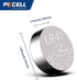 PKCELL AG3 1.5V Battery LR41 392 384 192 Button Alkaline Cell, 5 Count