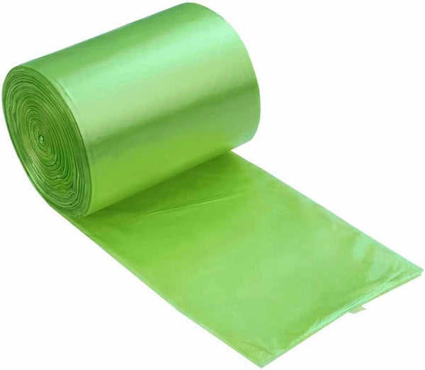 Kekow 13 Gallon Kitchen Trash Bags, Green, 125 Counts