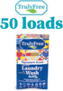 Laundry Detergent for Sensitive Skin, Plant-Based, Gentle & Safe for Baby Clothes, 50 Loads, Includes 1 Refillable