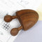 Zhuluck Brown Natural Sandalwood Scraping Massage Tool Facial Eye Massage Tool Acupuncture Stick
