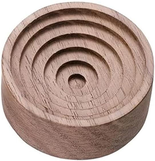 NaYiissi Wood Essential Oil Diffuser, Wooden Aromatherapy Diffuser, Small Round Oil Diffuser for