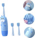 Set 4-Piece Boys and Girls Sonic Electric Toothbrush for Boys and Girls Colorful Design Technology for Baby Oral Care