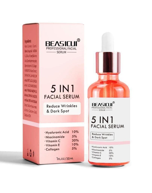 Vitamin C Serum for Face, Anti-Aging with Hyaluronic Acid, Radiance Serum for Dark Spots, 1 Fl Oz
