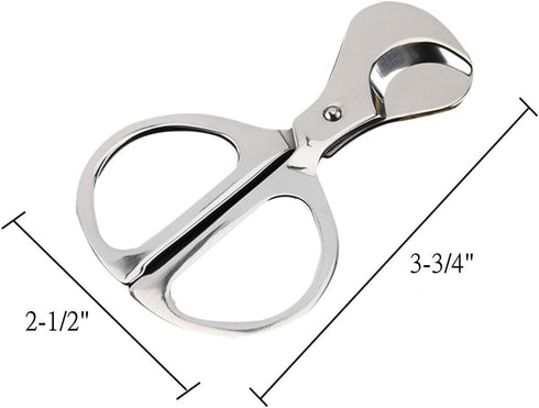 Cigar Scissors Cutter, Stainless Steel Guillotine Double Blade Straight Cut Scissors for Cigar Accessories