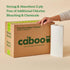 Caboo Tree Free Paper Towels, 6 Rolls, Eco Friendly, Sustainable Kitchen Paper Towels with Strong 2 Ply Sheets