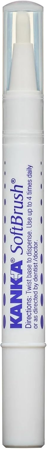 Kank-A Soft Brush Tooth & Gum Pain Gel, 0.07 oz, Pack of 2