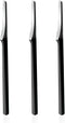 Professional Pedicure Knife Tools, Stainless Steel Foot Dead Skin Scraper, 3Pcs Black Scrubber