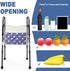 2 13"x14.5" TOGETRUE Walker Bag, Easy Access Walker Storage Basket with Large Pockets, Walker Accessories Bag