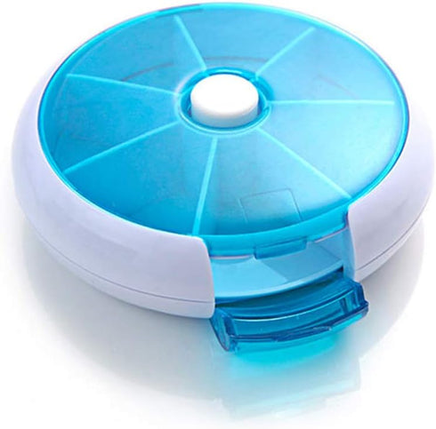 Pill Organizer Travel Pill case for Purse Portable Medicine case Small Weeks Pill Box for Vitamins/Fish