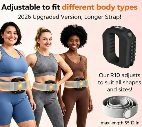 R10 3 6 Fascia Ring Massager, Multifunctional Full-Body Massage Gun, Hands-Free Electric Massager, Ergonomic Design