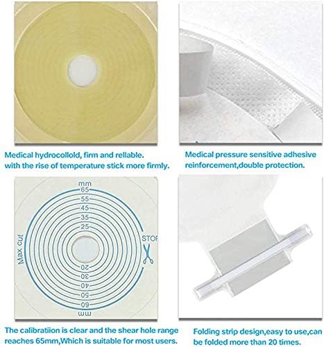 Colostomy Bag Supplies Medical Drainable Pouch, Ileostomy Stoma Bags One Piece System
