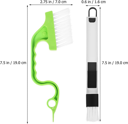 Mobestech 20 Pcs Brush Window Track Cleaner Kit - Window Cleaner, Blinds Washing Tools, Keyboard Cleaner, Sunroof