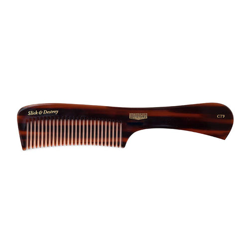 Uppercut Deluxe CT9 Tortoise Styling Comb - Minimal Static, Flexible for Slick & Destroy Styles