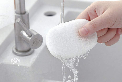 Long Handle Cup Bottle Cleaning Brush - Sponge Pot Cleaner Scourer Washer (2pcs)