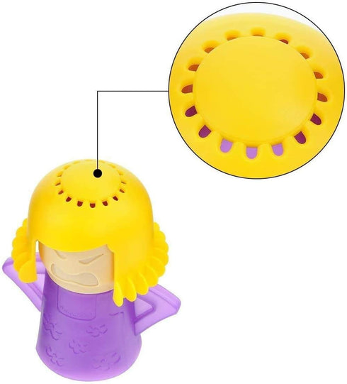 TOPIST Angry Mama Microwave Cleaner, Microwave Oven Steam Cleaner, Angry Mom Steamer Cleaning Crud Easily in Minutes