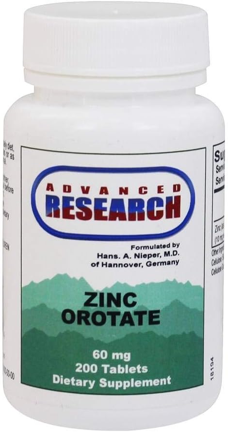 Zinc 60 mg 200 Tablets