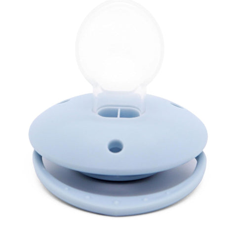 Large Shield Comfort Soother - Pastel Blue Rainbow Sissy Design - Sensory Tool for Stress Relief & Better Sleep