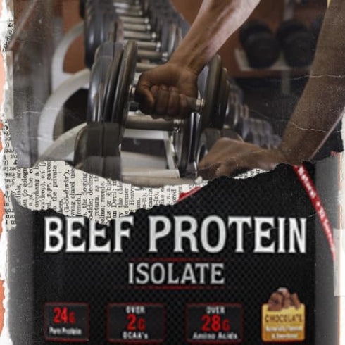 Olympian Labs Beef Protein Isolate, 1 Pound, Chocolate, 16 Ounce (03273)