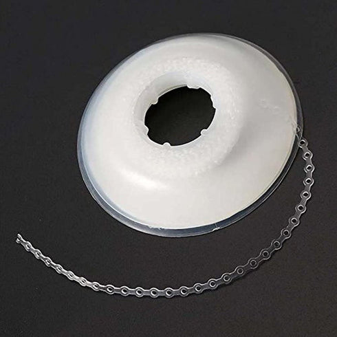 RZJZGZ Gray Dental Orthodontic Elastic Chain Power Chains Brace Spool Elastic Rubber Band (Short)