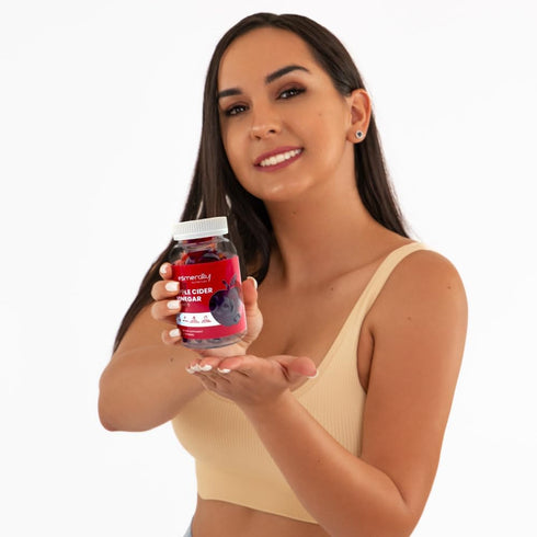 Gummies 60 Gummies B12 Apple Cider Vinegar - - Vitamins - Natural Fruit Flavor - Gluten Free & Non GMO - Vitamin