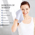 SINLAND Microfiber Face Cloths, Reusable Makeup Remover Washcloths for Sensitive Skin (6 Pack, White)