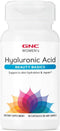 GNC Women's Hyaluronic Acid | Skin Hydrating Daily Supplement | Supports Moisture and Joint Health, 30 Capsules