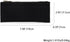 YONBEN Canvas Pencil Case, Zipper Storage Cosmetic Bag for Girls (Black, S)