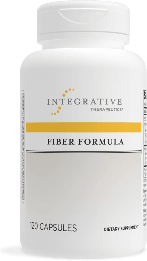 Integrative Therapeutics Fiber Formula for Colon Health - Digestive Support with Psyllium Seed Husk, 120 Capsules