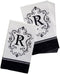 Guest Towel Size Paper Napkin,Monogram "R"